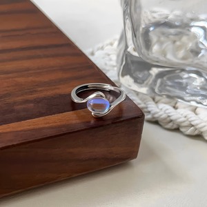 Anillo de Plata de Ley S925 con Piedra Lunar Yinruitai para Mujer, Diseño Geométrico para el Dedo Índice, Joyería Fina para Uso Diario - Product Image 3