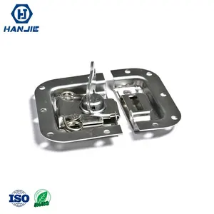 Stainless Steel Butterfly Lock Air Flight Case Box Lock Big Spring Tool Box Flight Case Metal Lock Handle