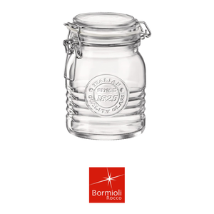 Pot en verre 50 cl H 12 cm Ø 9,6 cm avec couvercle hermétique Bormioli Officina 1825 Bormioli Rocco - Product Image 4