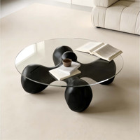 Table Basse Moderne en FRP Personnalisée pour Hôtel, Villa, Appartement, Jardin, Salon – Meuble de Salon Durable et Décoratif