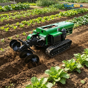 Motoculteur RC avec une largeur de travail de 1,2 m, une profondeur de travail de 10 à 15 cm, idéal pour la rotation des cultures et la préparation du sol - Product Image 1