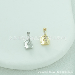 Grillz de Hip Hop con Diamantes de Imitación Dorados, Joyería Dental con Zirconia Individual, Unisex, para Uso Diario - Product Image 2