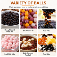 Machine industrielle de fabrication de perles de tapioca en acier inoxydable de qualité alimentaire, équipement de traitement des boules de boba pour les usines de boissons
