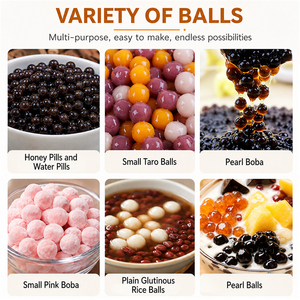 Machine industrielle de fabrication de perles de tapioca en acier inoxydable de qualité alimentaire, équipement de traitement des boules de boba pour les usines de boissons - Product Image 5