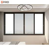 Diseños de balcones, modelo de ventana en casa, ventana pequeña de aluminio marrón, panel de sonido, ventanas de celosía de vidrio en Filipinas