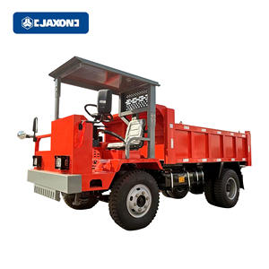 Vehículo de Transporte JAXON de 4 Ruedas JQ-5 de 5 Toneladas, Todoterreno, sin Rieles, con Neumáticos de Goma, Camión Volquete Hidráulico para Minería - Product Image 1