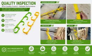 Ventes chaudes d'usine : <span class=keywords><strong>Crochet</strong></span> de <span class=keywords><strong>suspension</strong></span> de câble durable pour l'organisation des câbles de centre de données - Product Image 6