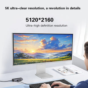 Meilleurs moniteurs LED de jeu avec résolution 5K, écran incurvé, moniteur de jeu 5K, moniteur d'ordinateur PC <span class=keywords><strong>34</strong></span> <span class=keywords><strong>pouces</strong></span> - Product Image 4