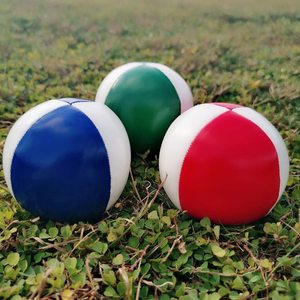 <span class=keywords><strong>CHL</strong></span>-pelota de malabares de ganchillo personalizada, 5cm, 6,3 cm, 4 paneles, para jugar al aire libre, de PVC, de cuero pu, con impresión de logotipo personalizado - Product Image 6