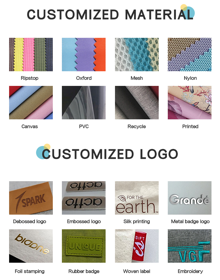 Black Plain Backpack Custom Services