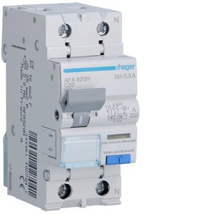 Hager Rcbo 1P+N 20A Tipo A 300mA Curva C 6000A per Protezione Elettrica - Product Image 1