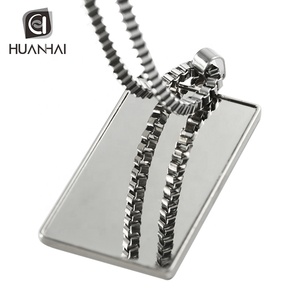 Aleación de zinc personalizada Die Casting Silver Metal Soft Esmalte logo Dog Tag Charm Award Factory - Product Image 3