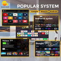 Televisor Inteligente LED 4K de 55, 65, 75 y 85 Pulgadas, Android TV, Fabricación China OEM, para Venta al Por Mayor Comercial