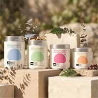 Vente en gros de boîtes à café en fer blanc de qualité alimentaire FDA, 30-100g, avec logo couleur personnalisé, petit pot de rangement hermétique en métal pour sucre en cubes, grains et matcha