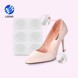 Einfach zu verwendende selbst klebende Silikongel-Fersen kissen einsätze für Frauen Fußpflege-Schuhe in lagen