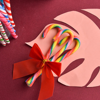 Bâtonnets de bonbons de Noël à la menthe fourrée aux saveurs variées, 12g, sucettes festives en vrac, emballage de présentation, certifiés Halal