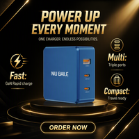 Chargeur rapide GaN 140W avec prise en charge QC3.0 et PD3.1, protection OVP, adaptateur universel, accessoires pour téléphone, chargeur de téléphone