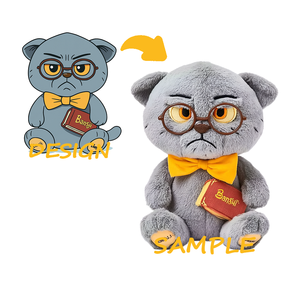 OEM tùy chỉnh plushies hội thảo cung cấp nhãn may hình dạng thiết kế và phù hợp vải tìm nguồn cung ứng - Product Image 1