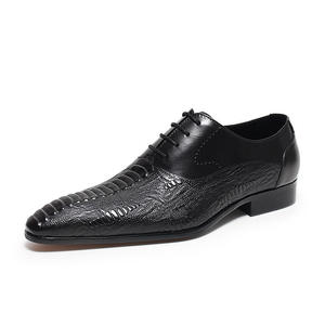 Zapatos Formales para Hombre, Zapatos de Negocios, Zapatos Formales con Cordones Estilo Oxford, Zapatos de Vestir de Cuero de Alta Calidad y Modernos para Hombre - Product Image 2