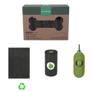 Sacs à déjections canines biodégradables avec distributeur et support pour balle, étanches, respectueux de l'environnement, sacs à déchets compostables - Product Image 2