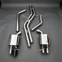 Kit d'échappement à soupape variable pour Audi S5 3.0T en acier inoxydable 304 avec embouts quadruples en carbone – Amélioration des performances du véhicule