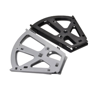 Double Layer Iron Shoe Rack Flip Drawer Storage Holder Wall Mounted Rectangle Black Gray Two Tier Shoe Cabinet Accessory - Product Image 1