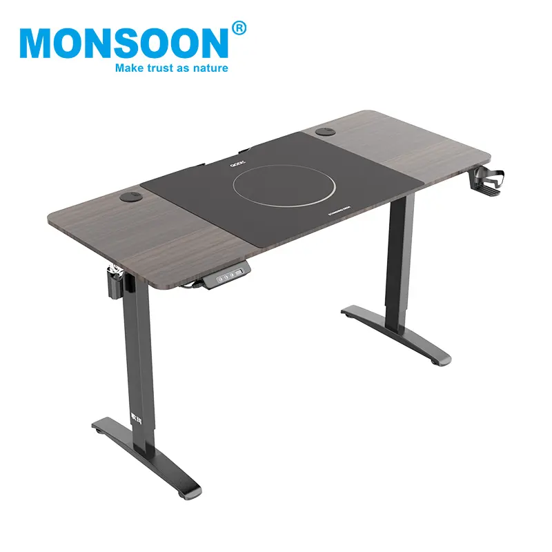 Single Motor Smart Furniture Electric Height Adjustable Sit Stand Office Desk adjustable table
