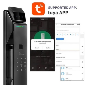 Cerradura Inteligente Wifi Glomarket, Cerradura Biométrica Automática con Huella Dactilar y Reconocimiento Facial para Puerta de Madera con Control por Aplicación Tuya - Product Image 5