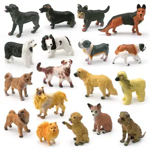 - simulierung des berühmten hunde-modells schafhund chihuahua goldener retriever pomeranischer shiba miniatur haustier welpen dekoration
