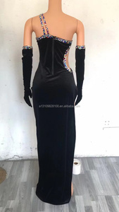 Robe longue moulante noire de père noël <span class=keywords><strong>spiderman</strong></span>, costumes d'halloween <span class=keywords><strong>sexy</strong></span> - Product Image 4