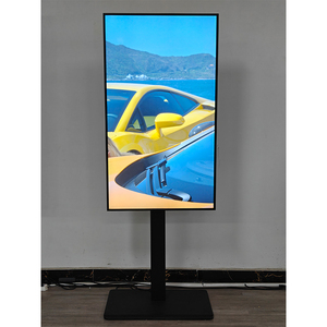 OEM Factory Supply UHD 4K Ultra Silm Bezels Frameless 43 55 Inch Android Floor Standing and <b>Wall</b> Mounted Digital Signage <b>Display</b> - Product Image 2