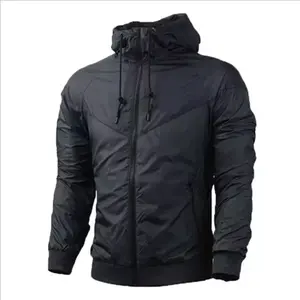 Stock papa Großhandel Design Outdoor Running Herren Plus Size Wind breaker Jacke | Weiche Polyester Regen wasserdichte Jacke