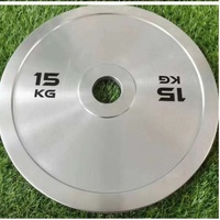 Plaques de poids en acier de précision électroplaqué pour haltères, usage commercial et fitness, pour soulevé de terre et développé couché