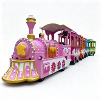 Train électrique touristique sans rails pour enfants et adultes, disponible pour les parcs d'attractions
