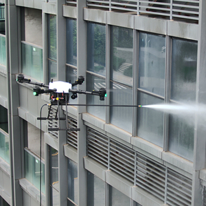 Dron de Limpieza Profesional de Alta Presión JSI de 15 KM para Fachadas de Edificios, Paneles Solares, Techos, Vidrios y Ventanas - Product Image 1