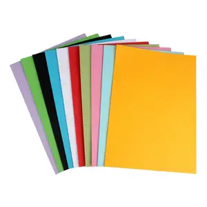 Papel artesanal de color de tamaño A4, papel de construcción de color, hoja de color de doble cara, papel artístico y artesanal de color