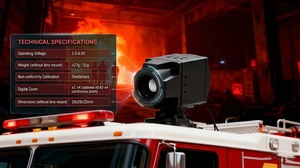 โมดูลกล้องถ่ายภาพความร้อนแบบติดตั้งบนยานพาหนะ IP67 ความละเอียด 384x288 สำหรับระบบช่วยขับขี่ยานยนต์และสภาพอากาศที่มองเห็นได้ต่ำ - Product Image 3