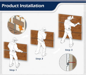 แผ่นฉนวนกันความร้อนปูผนังด้านนอกแซนวิชแผ่นผนังด้านนอกสำหรับบ้านสำเร็จรูป - Product Image 4