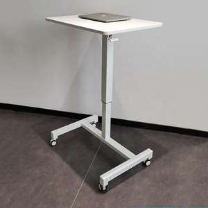 Escritorio <span class=keywords><strong>de</strong></span> Computadora Ergonómico y Moderno para Oficina en Casa, <span class=keywords><strong>con</strong></span> Elevación Neumática a Gas, Ajustable en Altura, <span class=keywords><strong>con</strong></span> Ruedas - Product Image 2