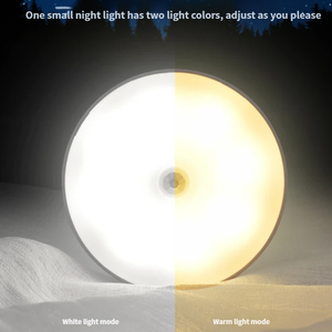 Modern White <b>Motion</b> <b>Sensor</b> <b>LED</b> Cabinet <b>Light</b> USB Rechargeable with up & Down Shade for Kitchen Bedroom Living Room - Product Image 4