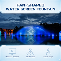 Proyector LISHI Profesional para Exteriores con Pantalla de Agua Láser, Fuente de Agua con Proyección de Películas, Control de Música Programable, Directo de Fábrica B2B