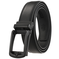 Ceinture en cuir de vachette pour homme LY33-00002-1, 3,08 cm, vente en gros