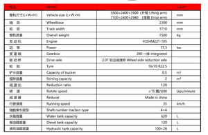 Camion <span class=keywords><strong>malaxeur</strong></span> à béton TAIJIN 3200L avec <span class=keywords><strong>pelle</strong></span> avant et fonction de déchargement, auto-chargeur, 4 roues motrices - Product Image 6
