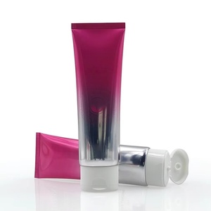 Customized Design Soft <b>Plastic</b> PE Sunscreen <b>Tube</b> Cosmetic Oval Flat <b>Tube</b> for Makeup Packaging - Product Image 5
