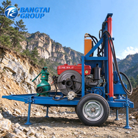 Machine de forage de puits profonds avec moteur diesel et système hydraulique pour l'extraction d'eau, le développement des eaux souterraines et l'alimentation rurale