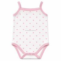Combinaison pour bébé sans manches, bretelles spaghetti, en coton doux tricoté, pour bébé garçon et fille, fournisseur en gros, qualité supérieure
