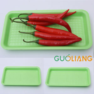 <span class=keywords><strong>Plateau</strong></span> d'emballage en plastique de supermarché de fruits de mer de boeuf de porc <span class=keywords><strong>plateau</strong></span> noir jetable de mousse en matériel de catégorie comestible - Product Image 3