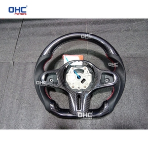 Volante Deportivo M de Cuero Gamuzado y Fibra de Carbono Mate para <span class=keywords><strong>BMW</strong></span> Serie 3 G20 2020-2024 G21 G28 G22 M3 G80 M340i M440i con Calefacción - Product Image 5
