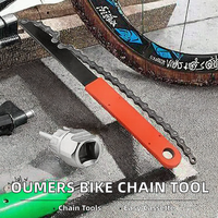 Outil de démontage de chaîne de vélo AI CYCLING / Extracteur de pignon / Fouet à chaîne avec outil de démontage de cassette/rotor et d'anneau de blocage