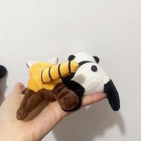 Wowei Aimant de réfrigérateur en peluche panda dessin animé mignon, jouet, autocollant magnétique, souvenir de voyage, cadeau, mini-poupées, jouets en peluche